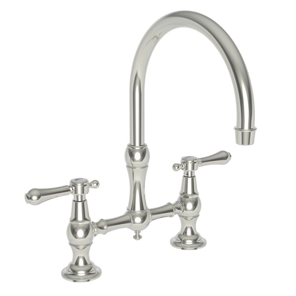 Newport Brass Kitchen Bridge Faucet in Polished Nickel 9457-15 - main
